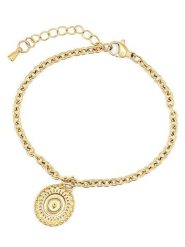 MOODE Bransoletka z zawieszką rozmiar: onesize. Żółte bransoletki damskie MOODE, ze stali. Za 43.99 zł.