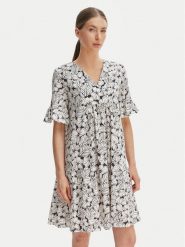 Weekend Max Mara Sukienka codzienna Fuoco 2615621072 Beżowy Regular Fit. Brązowe sukienki damskie Weekend Max Mara, bez wzorów, z bawełny, bez ramiączek. Za 949.99 zł.