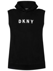 DKNY Sukienka codzienna D32738 M Czarny Regular Fit. Czarne sukienki dziewczęce DKNY, bez wzorów, z bawełny, bez ramiączek, proste. Za 279.00 zł.