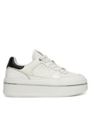 TWINSET Sneakersy 251TCP014 Biały. Białe obuwie sportowe damskie Twinset, ze skóry, bez zapięcia. Za 499.99 zł.