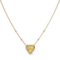 Naszyjnik Guess. Żółte naszyjniki damskie Guess, złote. Za 219.99 zł.