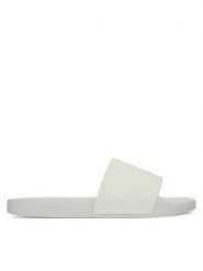 Calvin Klein Jeans Klapki Slide Monogram Tpu YW0YW01715 Biały. Białe klapki damskie Calvin Klein Jeans, bez wzorów, z jeansu, bez obcasa, bez zapięcia. Za 199.99 zł.