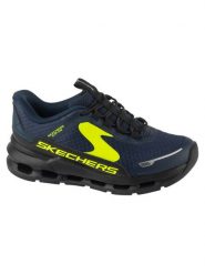 Skechers Sneakersy Glide-Step Plus - Vista-Lane 404203L Granatowy. Niebieskie buty sportowe chłopięce Skechers, z materiału, bez zapięcia. Za 269.99 zł.