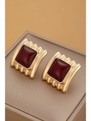 Atelier MIU Pozłacane kolczyki-wkrętki rozmiar: onesize. Czerwone kolczyki damskie atelier MIU, pozłacane. Za 34.99 zł.