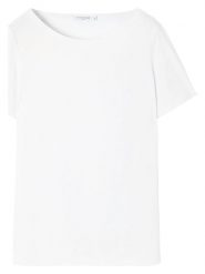 TATUUM Koszulka w kolorze białym rozmiar: S. Białe bluzki damskie TATUUM, s, bez wzorów, bez kołnierzyka, bez ramiączek. Za 91.12 zł.