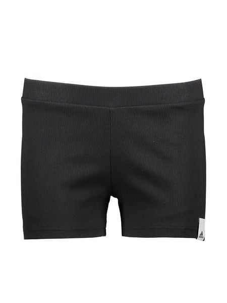 Adidas Szorty sportowe w kolorze czarnym rozmiar: S. Czarne spodenki sportowe damskie Adidas, s, bez wzorów, z bawełny. Za 74.28 zł.