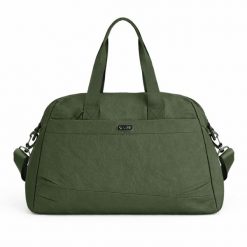 Materiałowa sportowa torba damska fitness Solier FB54 Eloa - khaki. Brązowe torby sportowe bez wzorów, z materiału. Za 92.99 zł.