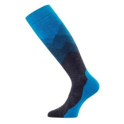 Skarpety narciarskie uniseks Lasting FWM 585 Merino 85%. Niebieskie skarpetki damskie LASTING, bez wzorów, z wełny. Za 139.90 zł.
