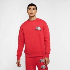 Bluza dresowa Air Jordan Jumpman Fleece. Czerwone bluzy damskie Jordan, bez wzorów, z dresówki, bez kaptura. Za 209.00 zł.