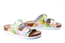 DR. BRINKMANN 701058-00 multi, klapki damskie. Klapki damskie Dr. Brinkmann, bez wzorów, ze skóry, bez obcasa, bez zapięcia. Za 204.90 zł.