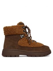 Moon Boot Trapery 80D2520030 Brązowy. Brązowe trapery damskie Moon Boot, ze skóry, bez zapięcia. Za 1,269.00 zł.