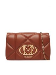 LOVE MOSCHINO Torebka JC4043PP0PLC0208 Brązowy jasny. Brązowe torebki wieczorowe damskie Love Moschino, bez wzorów, ze skóry, bez dodatków. Za 789.99 zł.
