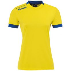 Damska koszulka Kempa Player. Czarne bluzki damskie Kempa, xl, bez wzorów, z materiału, bez kołnierzyka, bez ramiączek. W wyprzedaży za 84.50 zł.