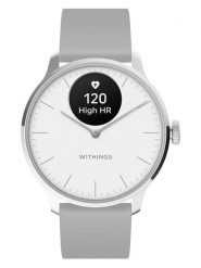 WITHINGS Smartwatch "ScanWatch Light" w kolorze srebrno-szarym rozmiar: onesize. Szare, analogowe zegarki damskie WITHINGS, ze stali. Za 826.99 zł.