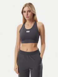 EA7 Emporio Armani Biustonosz sportowy 7W001339 AF26006 U8117 Szary ciemny. Szare biustonosze sportowe damskie EA7 Emporio Armani, bez wzorów, z syntetyku. Za 499.99 zł.