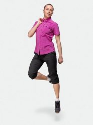 Halti Koszula funkcyjna "Kota" w kolorze różowym rozmiar: 40. Różowe koszule damskie Halti, bez wzorów, sportowe, bez kołnierzyka, bez ramiączek. Za 152.99 zł.