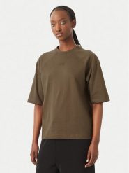Reebok T-Shirt Reebok X Ewa Chodakowska Mila RK25977CCW Khaki Regular Fit. Brązowe t-shirty damskie Reebok, xl, bez wzorów, z bawełny, bez kołnierzyka. Za 79.99 zł.