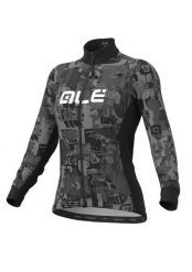 Bluza rowerowa damska Alé Cycling Solid Break. Czarne bluzy damskie ALÉ CYCLING, na jesień, l, bez wzorów, z elastanu, bez kaptura. Za 352.80 zł.