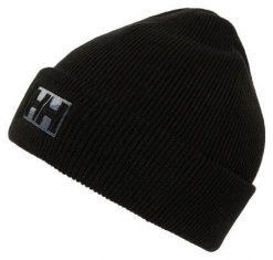 Czapka Helly Hansen sea gear. Czarne czapki damskie Helly Hansen, bez wzorów, z materiału. Za 148.90 zł.