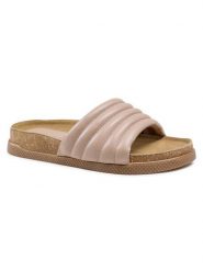 Lasocki Klapki ARC-BIERGE-04 Beżowy. Brązowe klapki damskie Lasocki, bez wzorów, ze skóry, bez obcasa, bez zapięcia. Za 62.99 zł.