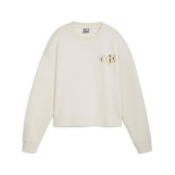 Damska bluza ESS+ CLASS ACT PUMA Alpine Snow White. Białe bluzy damskie Puma, l, bez wzorów, bez kaptura. Za 168.45 zł.