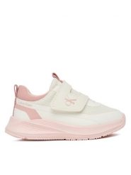 Calvin Klein Sneakersy Velcro V1A9-83230-1843A708 M Biały. Białe buty sportowe dziewczęce Calvin Klein, z materiału, bez zapięcia. Za 379.99 zł.