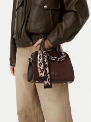 Nine West Torebka CEO-HELLESA-LDA9464 Brązowy ciemny. Brązowe kuferki damskie Nine West, bez wzorów, ze skóry, bez dodatków. Za 249.99 zł.