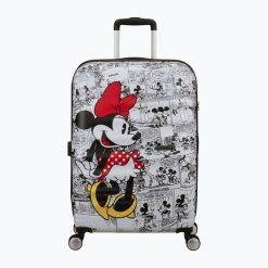 Walizka podróżna American Tourister Disney Wavebreaker. Białe walizki American Tourister, bez wzorów. Za 599.99 zł.