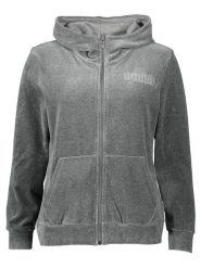 Puma Bluza "Essentials Plus Velour" w kolorze szarym rozmiar: L. Szare bluzy damskie Puma, l, bez wzorów, bez kaptura. Za 149.31 zł.