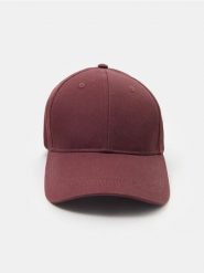Bawełniana czapka baseballowa - brązowy. Brązowe czapki damskie Sinsay, bez wzorów, z bawełny. Za 9.99 zł.