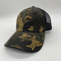 Czapka z daszkiem truckerka Camo Forest blend. Zielone czapki z daszkiem damskie MAGROF, bez wzorów. W wyprzedaży za 49.99 zł.