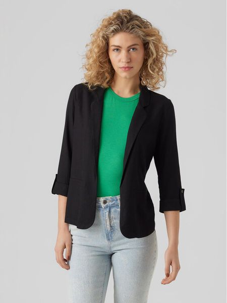 Vero Moda Marynarka Jesmilo 10279700 Czarny Regular Fit. Czarne marynarki i żakiety damskie Vero Moda, xs, bez wzorów, z wiskozy. Za 179.99 zł.
