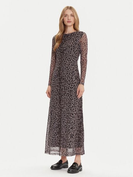 Tommy Jeans Sukienka codzienna DW0DW21511 Brązowy Regular Fit. Brązowe sukienki damskie Tommy Jeans, bez wzorów, z jeansu, bez ramiączek. Za 279.99 zł.