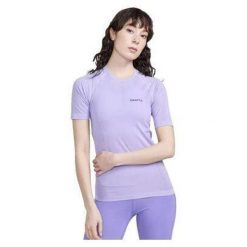 Koszulka damska Craft ADV Cool Intensity. Fioletowe koszulki damskie 4m, m, bez wzorów, z tkaniny, bez kołnierzyka, bez ramiączek. Za 285.50 zł.