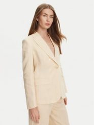 Weekend Max Mara Marynarka Nalut 2515041012 Écru Regular Fit. Marynarki i żakiety damskie Weekend Max Mara, bez wzorów, ze lnu. Za 989.99 zł.