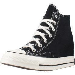 Buty CONVERSE CHUCK 70 WEDGE Czarny. Czarne obuwie sportowe casual damskie Converse, z tkaniny, bez zapięcia. Za 445.99 zł.