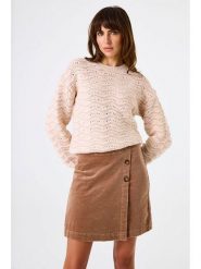 Garcia Spódnica sztruksowa w kolorze jasnobrązowym rozmiar: XS. Brązowe spódnice damskie Garcia, na co dzień, xs, bez wzorów, ze sztruksu, mini. Za 152.99 zł.