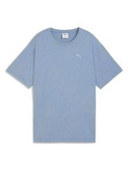 Puma Koszulka w kolorze błękitnym rozmiar: XL. Niebieskie koszulki damskie Puma, xl, bez wzorów, bez kołnierzyka, bez ramiączek. Za 83.03 zł.