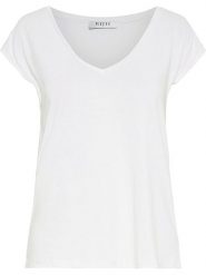 Pieces Koszulka "Kamala" w kolorze białym rozmiar: XL. Białe bluzki damskie Pieces, xl, bez wzorów, bez kołnierzyka, bez ramiączek. Za 56.66 zł.