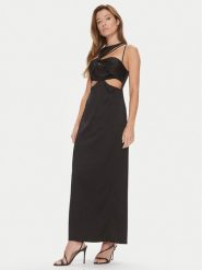 Calvin Klein Sukienka wieczorowa K20K206191 Czarny Slim Fit. Czarne sukienki damskie Calvin Klein, bez wzorów, z wiskozy, wizytowe, bez ramiączek. Za 1,599.00 zł.
