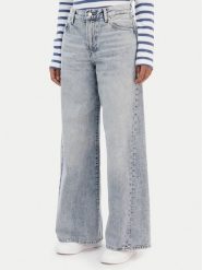 Tommy Hilfiger Jeansy 70's WW0WW48519 Niebieski Wide Leg. Niebieskie jeansy damskie Tommy Hilfiger. Za 579.99 zł.