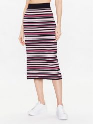 Pepe Jeans Spódnica midi Tiffani PL901022 Kolorowy Regular Fit. Spódnice damskie Pepe Jeans, s, bez wzorów, z jeansu, midi. W wyprzedaży za 219.99 zł.
