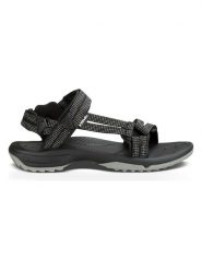 Teva Sandały trekkingowe "Terra Fi Lite" w kolorze czarnym rozmiar: 37. Czarne sandały damskie Teva, bez wzorów, z otwartym noskiem, bez obcasa, na płaskiej podeszwie, bez zapięcia. Za 254.14 zł.
