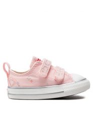 Converse Trampki Chuck Taylor All Star 2V A09120C Różowy. Czerwone trampki dziewczęce Converse, bez wzorów, z materiału, bez zapięcia. Za 169.99 zł.