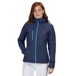 Kurtka Softshellowa Damska Membrana Trójwarstwowa Venturer. Czarne kurtki damskie Regatta, xl, bez wzorów, z materiału, z kapturem. Za 263.99 zł.