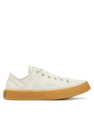 Converse Tenisówki Chuck Taylor All Star Retro Rubber A10696C Beżowy. Brązowe trampki damskie Converse, bez wzorów, z materiału, bez zapięcia. Za 219.99 zł.