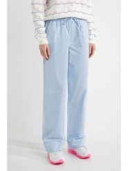 Josephine & Co Spodnie "Dominique" w kolorze błękitnym rozmiar: 38. Niebieskie spodnie materiałowe damskie Josephine & Co, bez wzorów, z materiału. Za 195.99 zł.