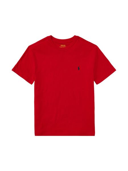 Polo Ralph Lauren T-Shirt 323832904038 Czerwony Regular Fit. Czerwone t-shirty i koszulki chłopięce Polo Ralph Lauren, bez wzorów, z bawełny, bez kołnierzyka, bez ramiączek. Za 139.99 zł.