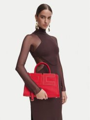 Elisabetta Franchi Torebka BS-06A-66E2-V440 Czerwony. Czerwone kuferki damskie Elisabetta Franchi, bez wzorów, ze skóry, bez dodatków. Za 1,879.00 zł.