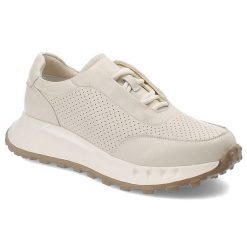 Białe Sneakersy Artiker Stylowe Sportowe Obuwie Damskie. Białe obuwie sportowe casual damskie Artiker, ze skóry. Za 179.00 zł.